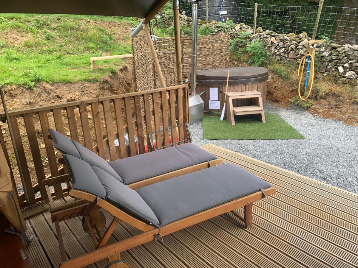 Mountain View Safari Tent With Hot Tub In The Heart Of Snowdonia Dolgellau Esterno foto